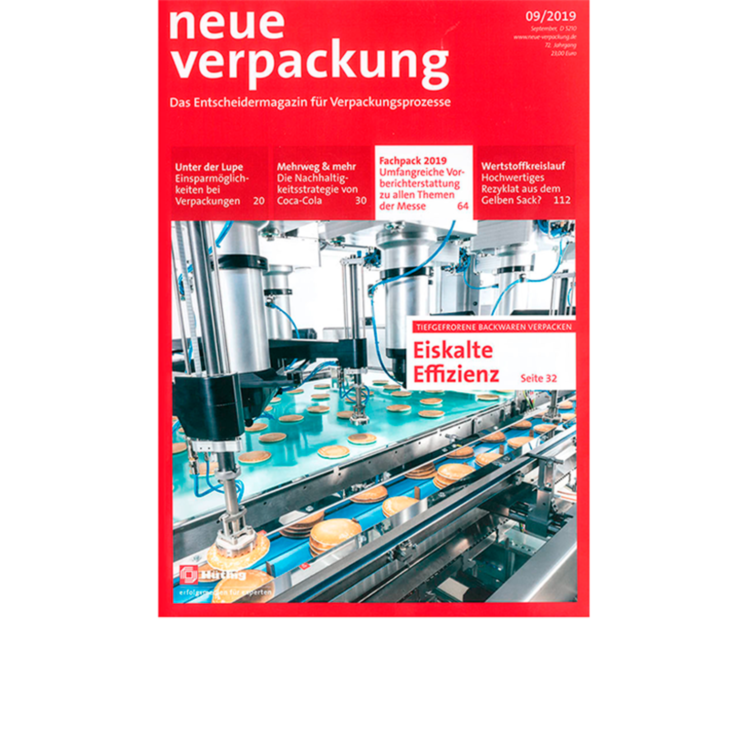 "CO2-neutrales Recyceln von PE-Schaum". Pressebericht von "Neue Verpackung" zu Stephan Schaumstoffe