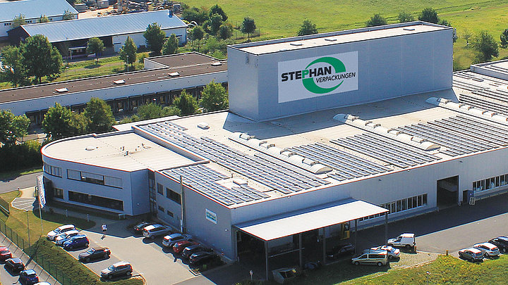 Firmengebäude der Stephan Schaumstoffe GmbH in Florstadt. Her werden nachhaltige Verpackungen entwickelt und produziert.